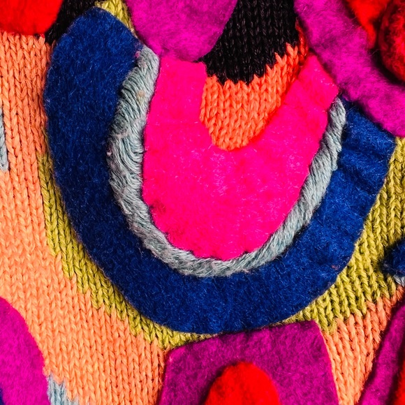 🚨RARE VINTAGE FIND! ✨Michael Simon Vintage 90s Cardigan✨ Multicolor Sz L 🚨 - Picture 2 of 7